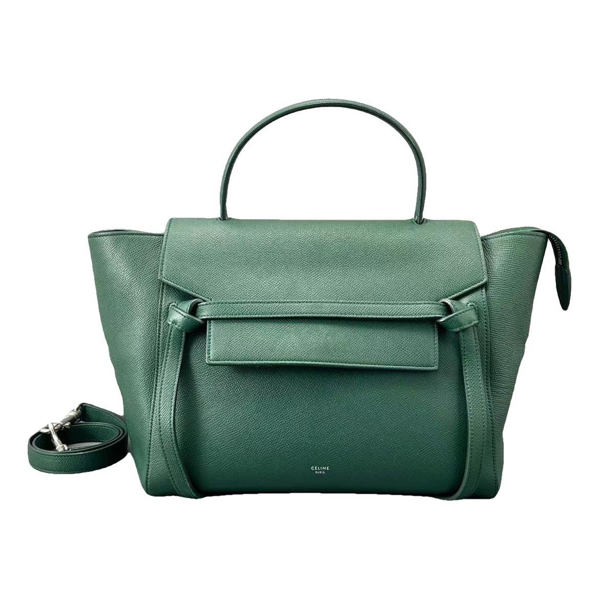 Belt leather handbag
