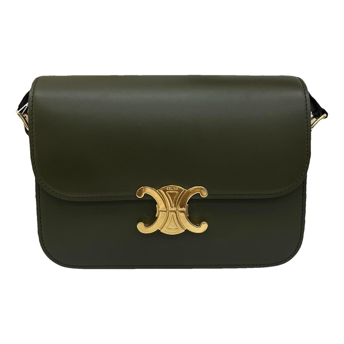 Triomphe leather handbag