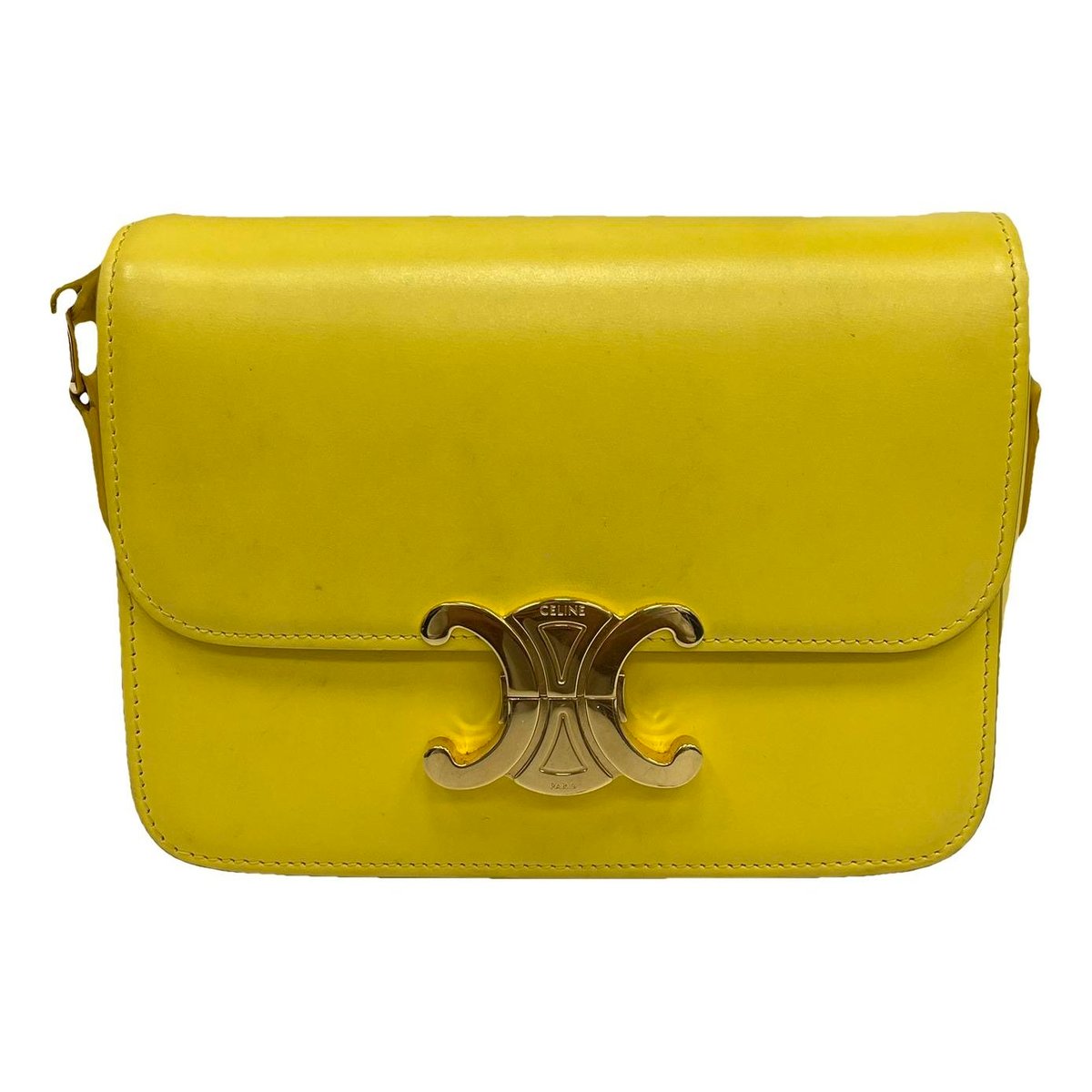 Triomphe leather handbag
