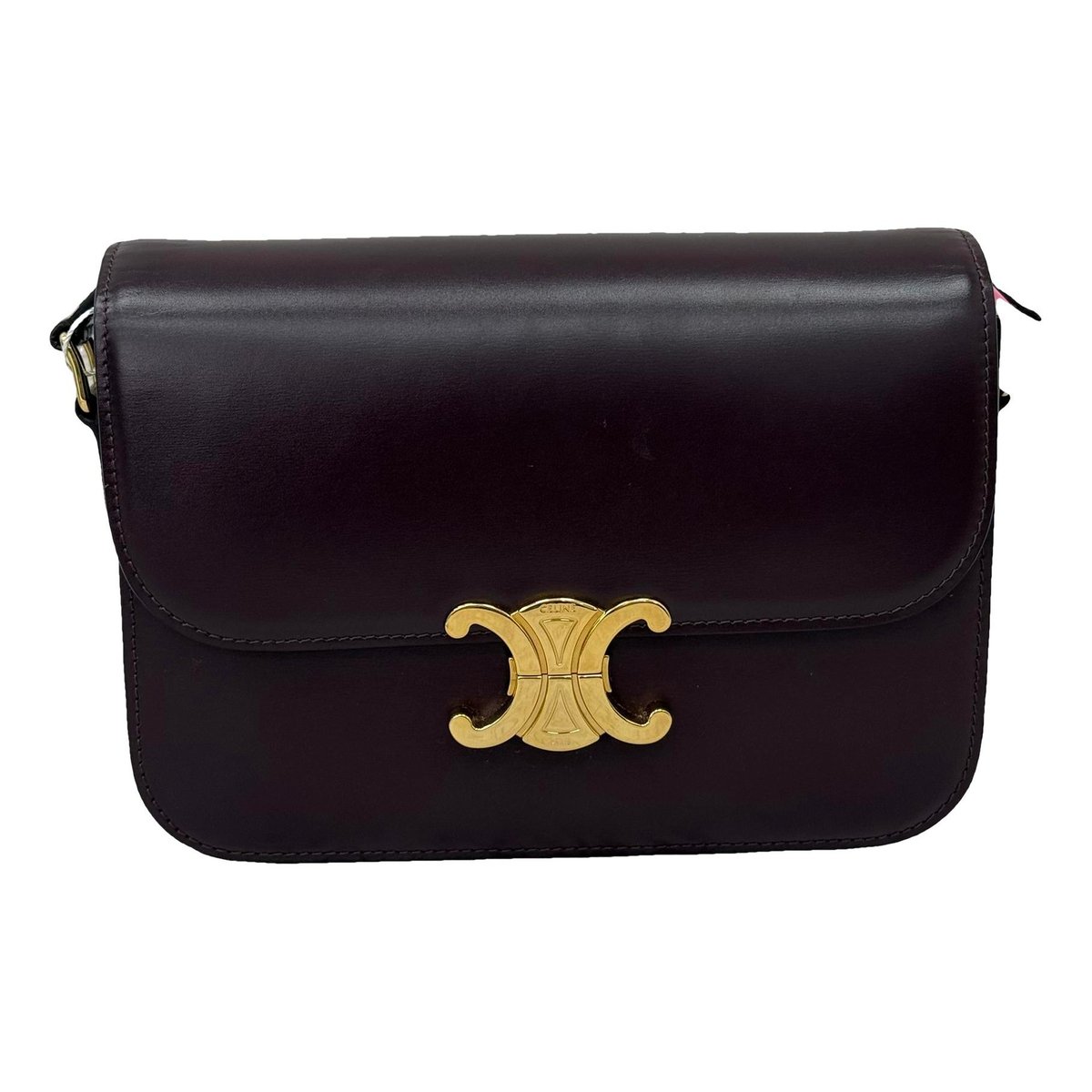 Triomphe leather handbag