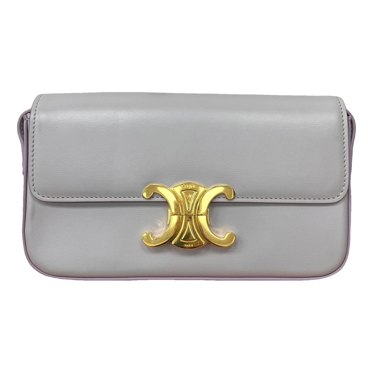 Triomphe Long leather handbag