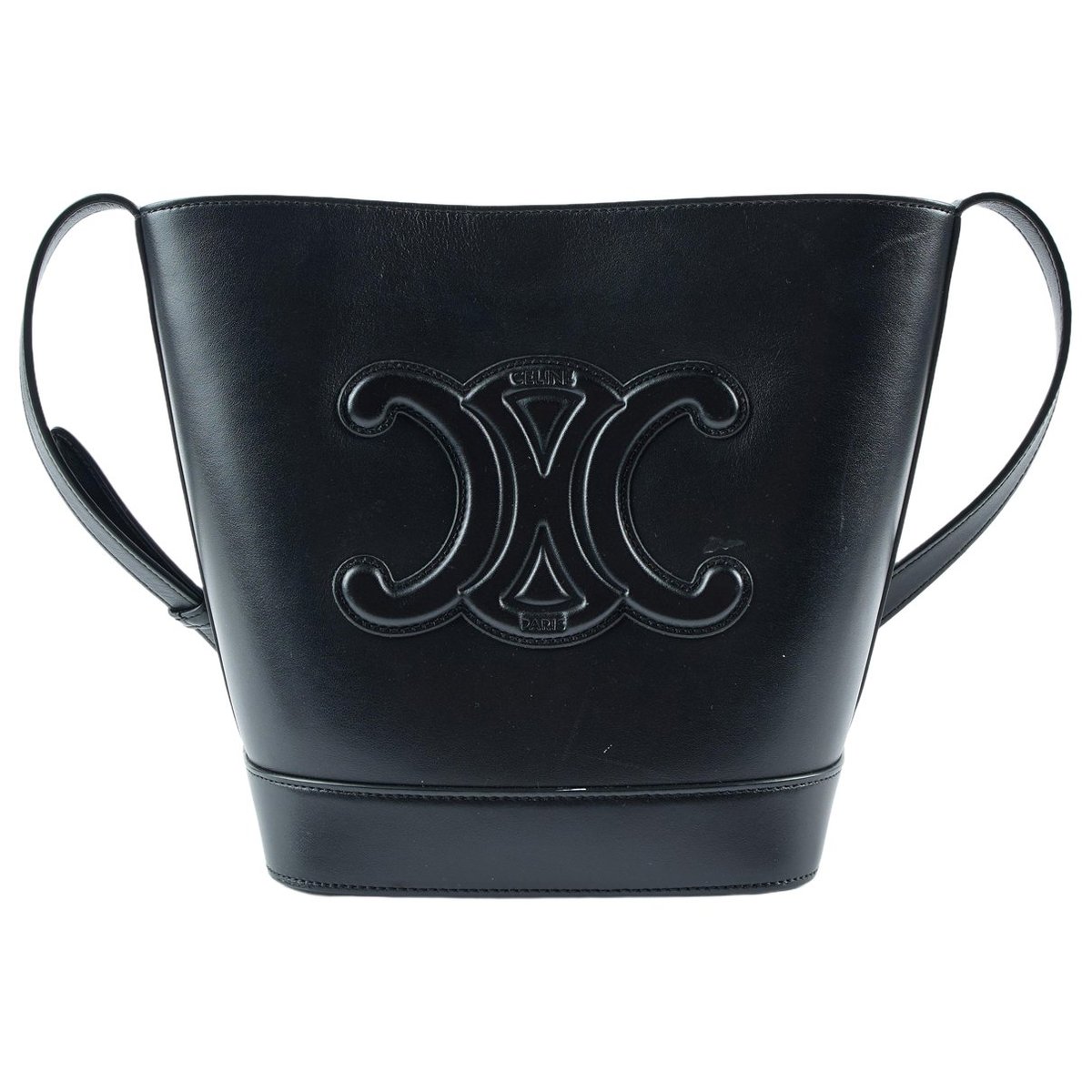 Triomphe leather satchel