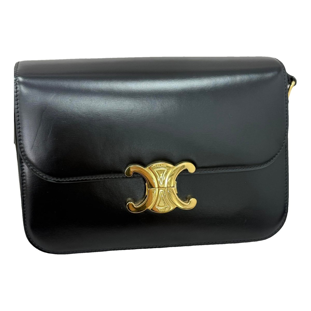Triomphe leather handbag