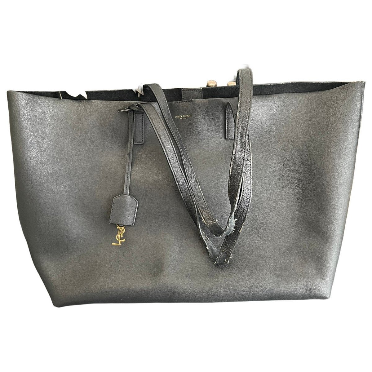 Shopping leather tote