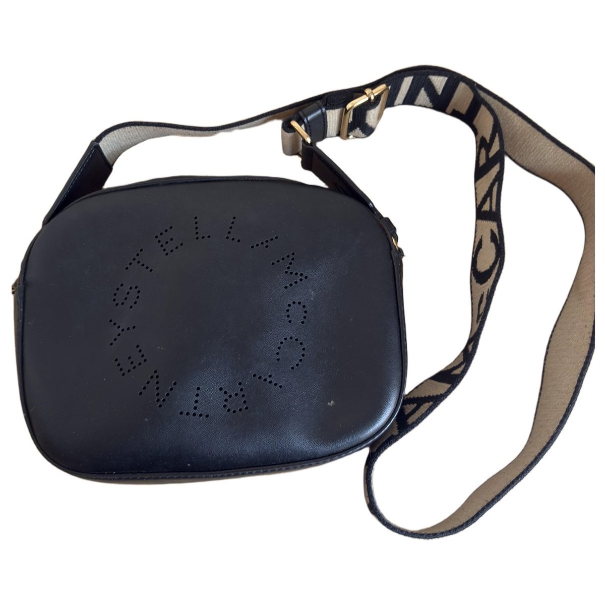 Logo leather crossbody bag