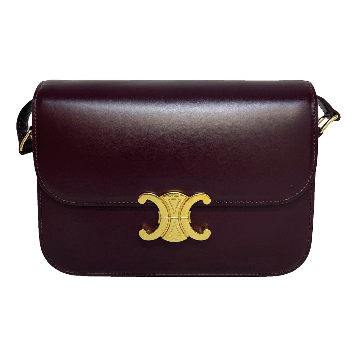 Triomphe leather handbag