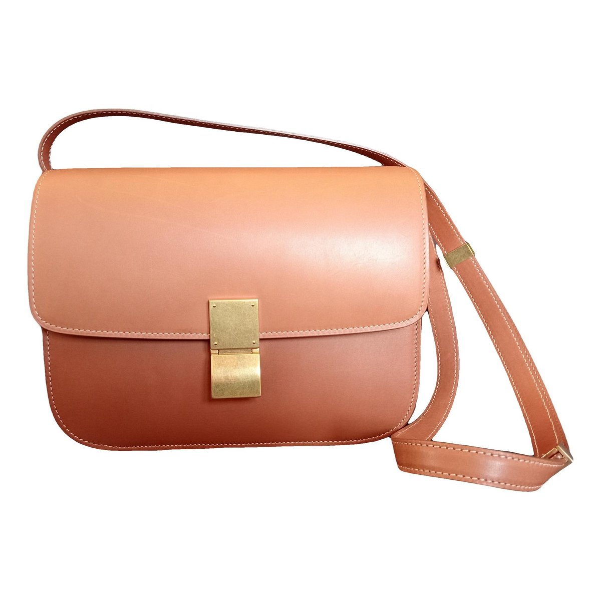 Classic leather crossbody bag