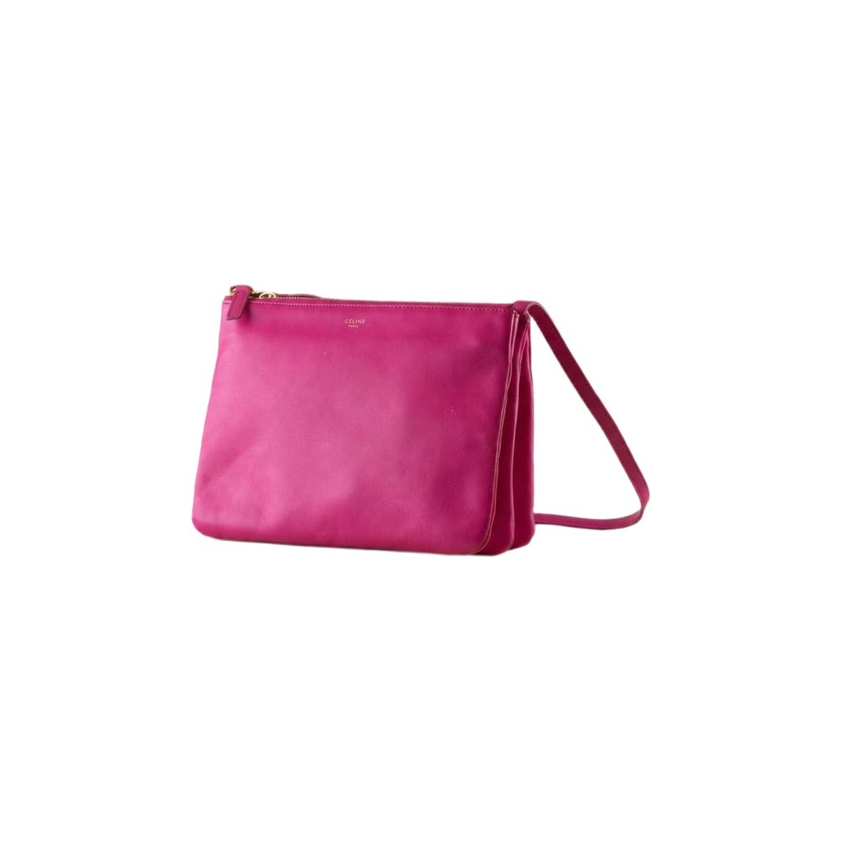 Trio leather crossbody bag