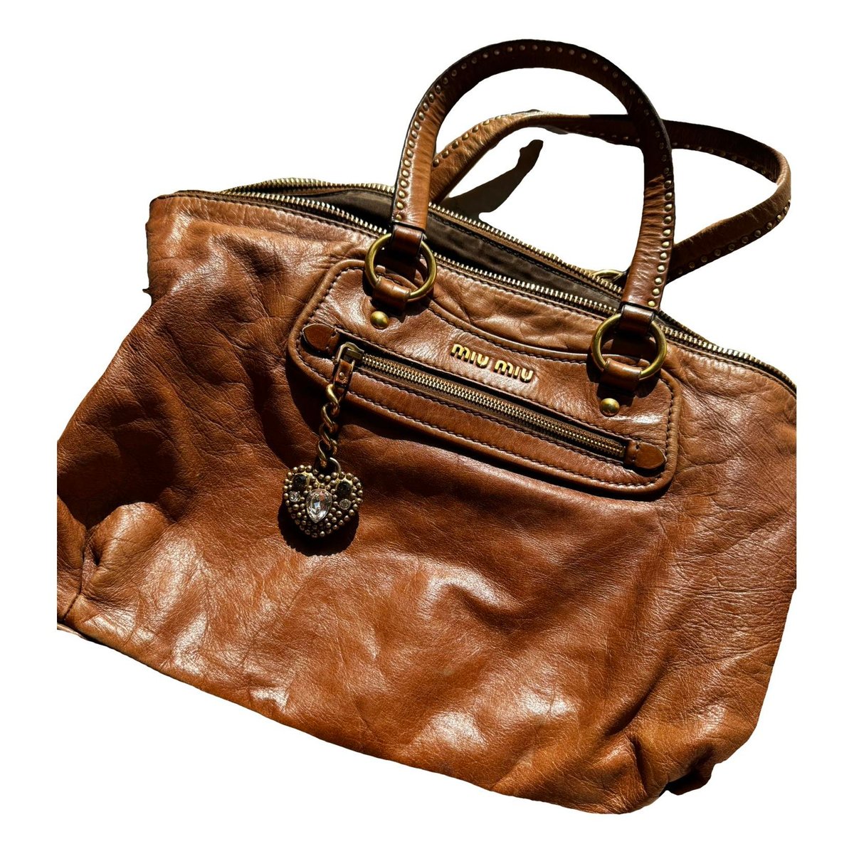 Vitello leather handbag