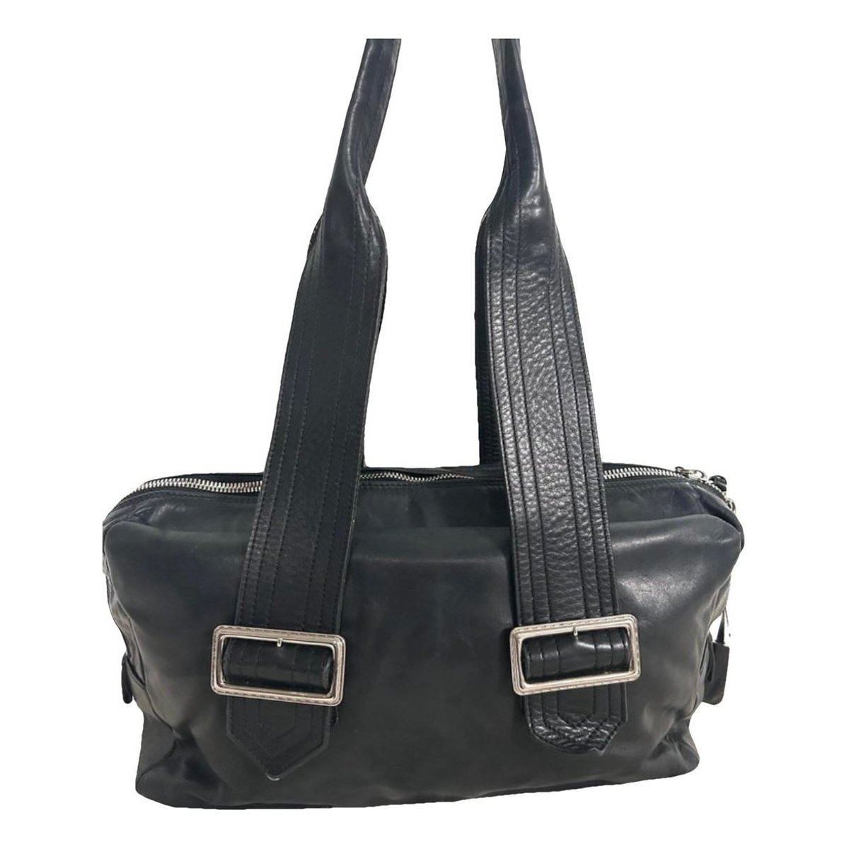 Note leather handbag