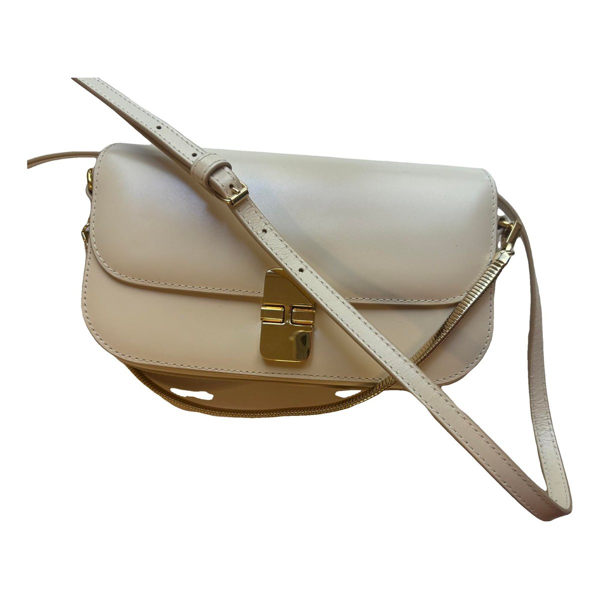 Leather clutch bag