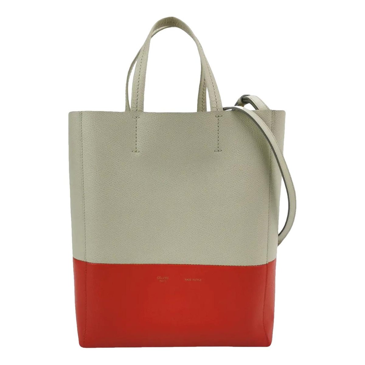 Cabas leather crossbody bag