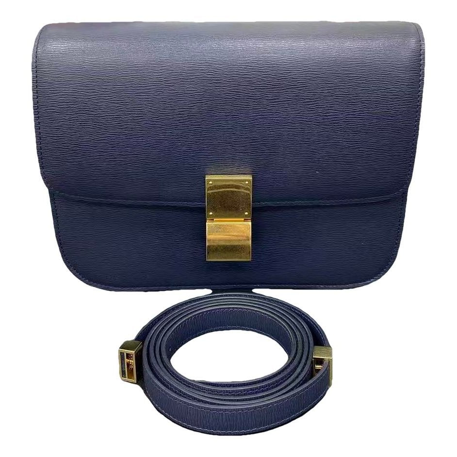 Classic leather crossbody bag