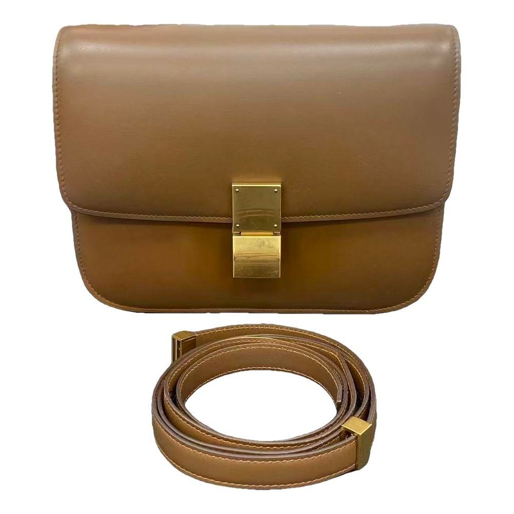 Classic leather crossbody bag