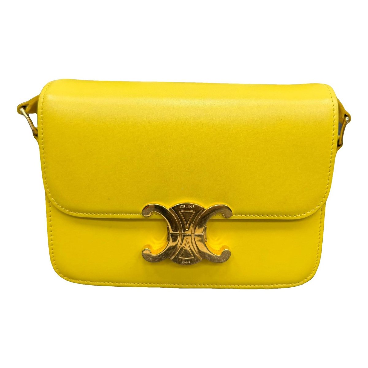 Triomphe leather handbag