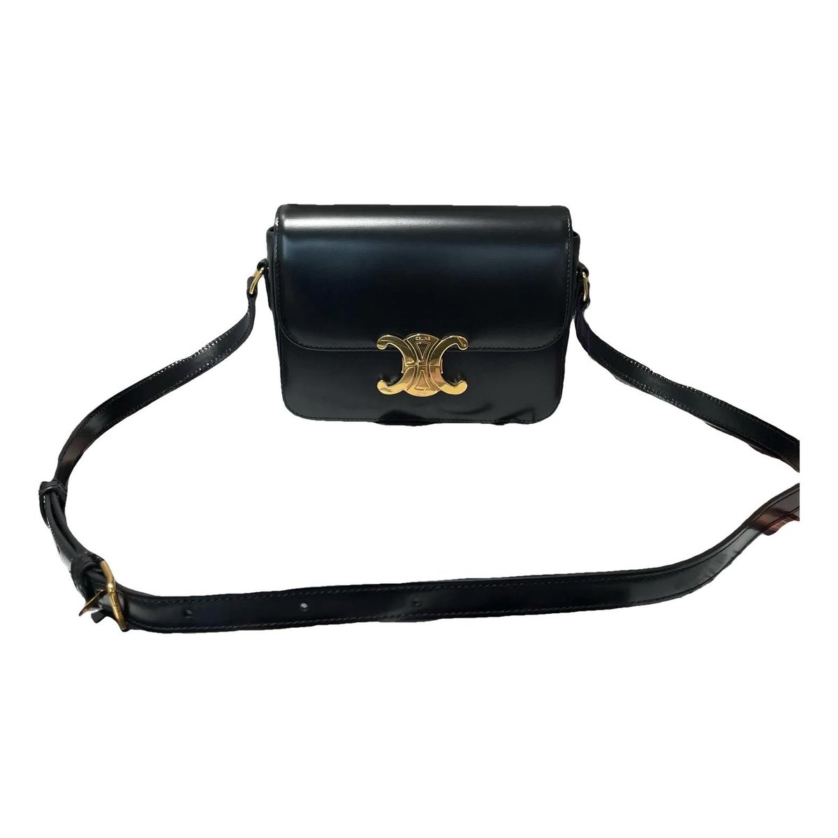 Triomphe leather crossbody bag