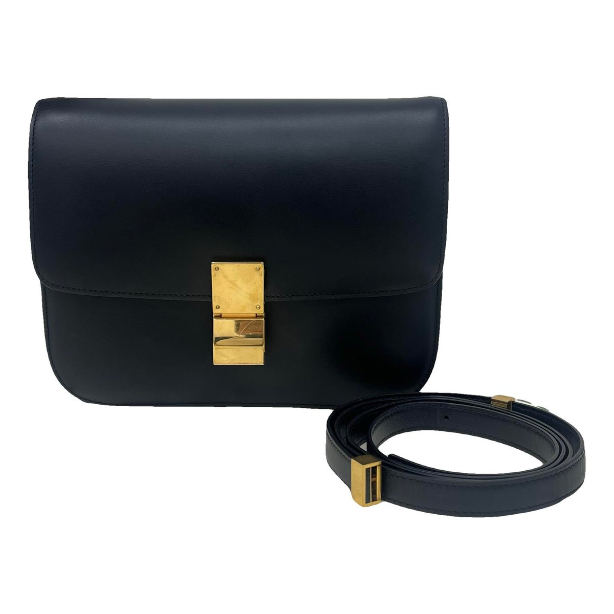 Classic leather handbag