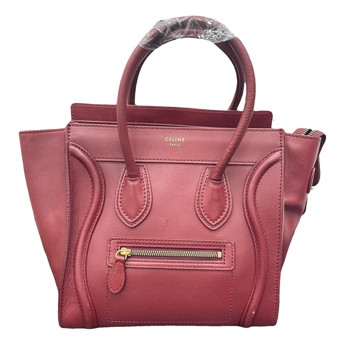 Luggage leather handbag