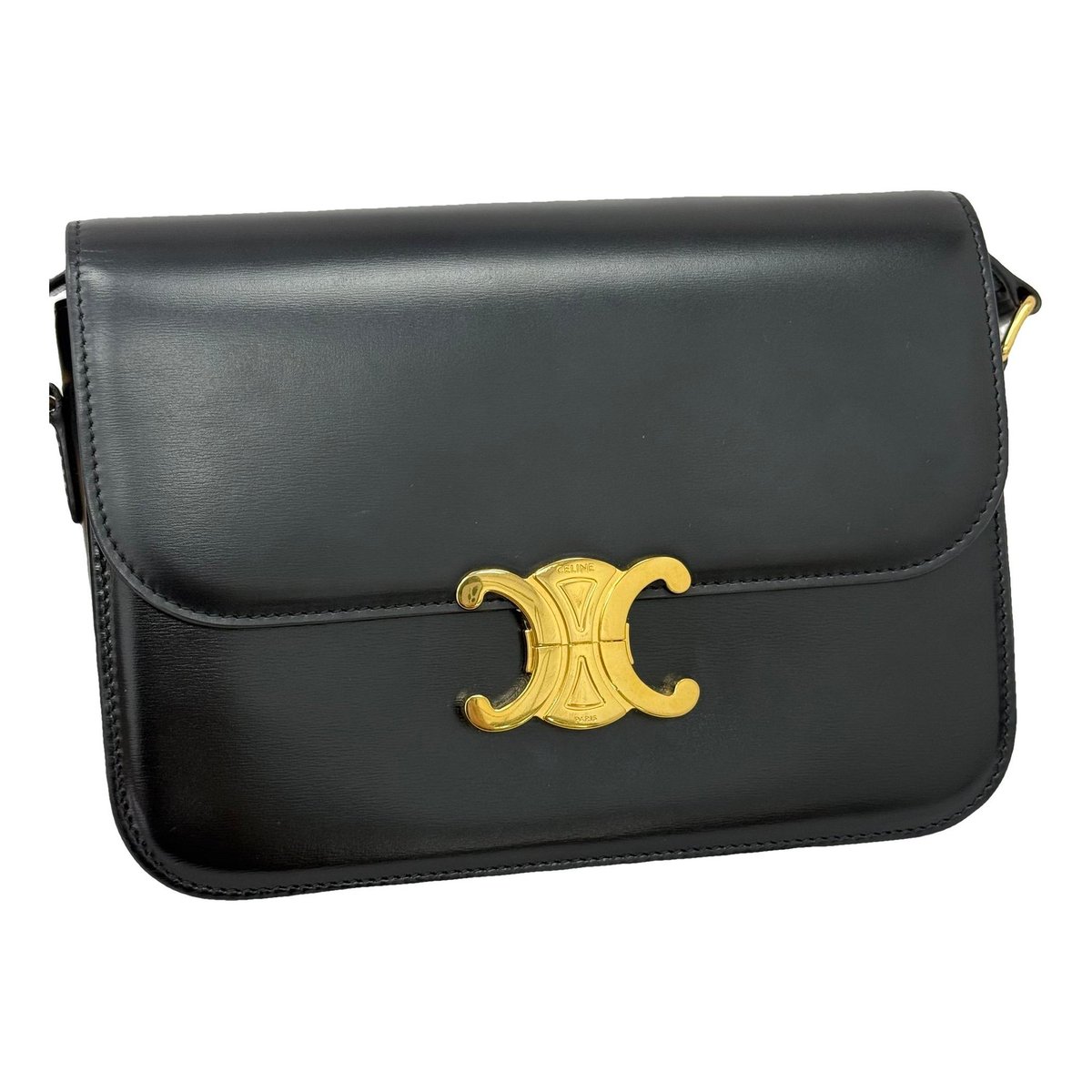 Triomphe leather handbag