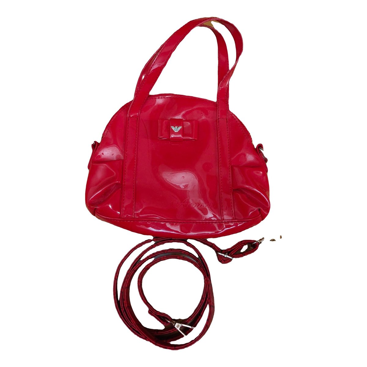 Patent leather crossbody bag