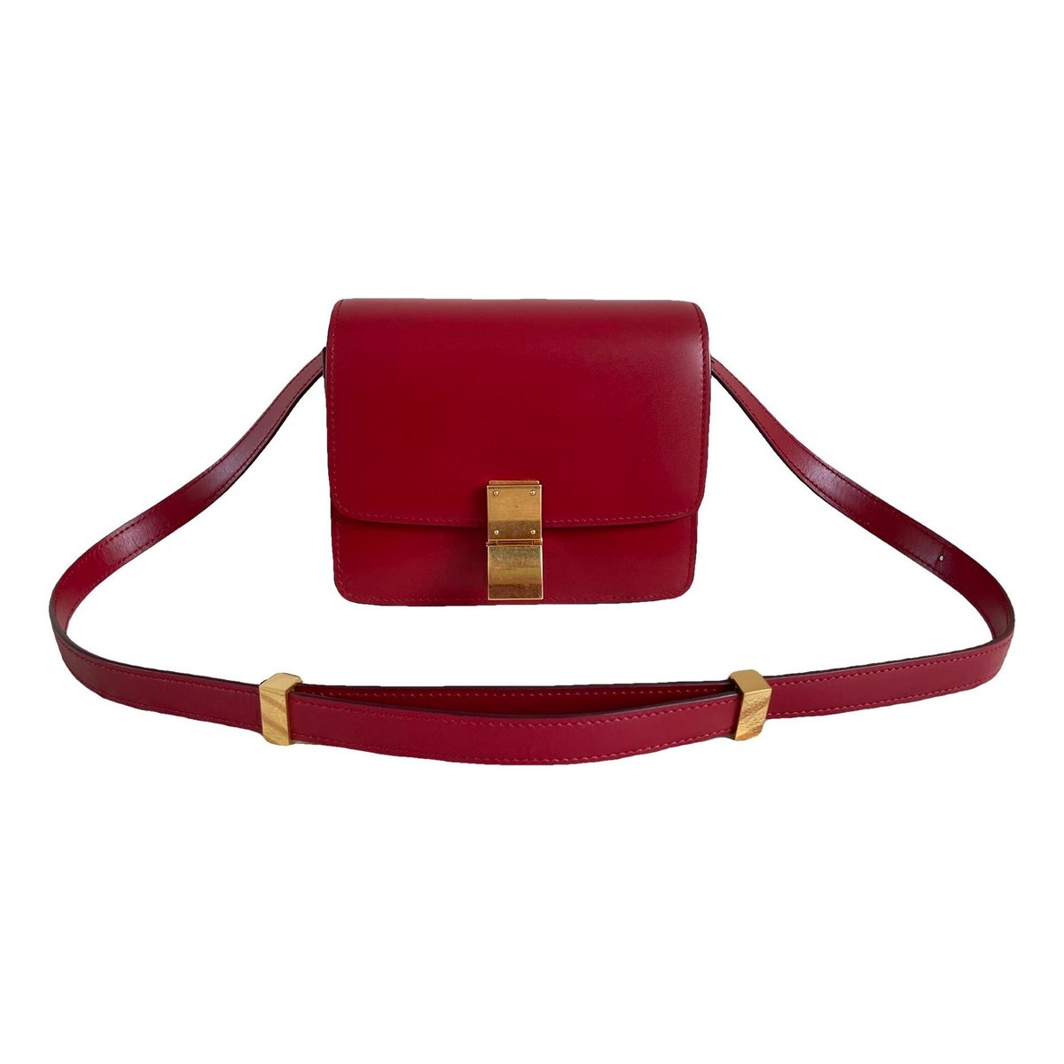 Classic leather crossbody bag