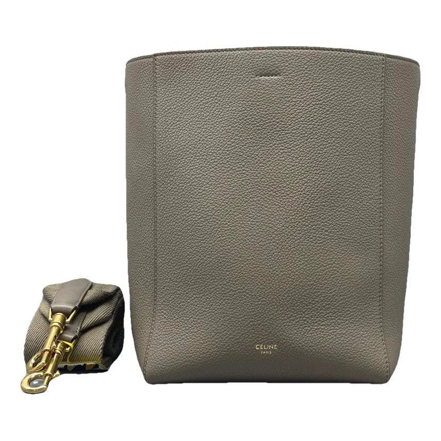 Seau Sangle leather handbag