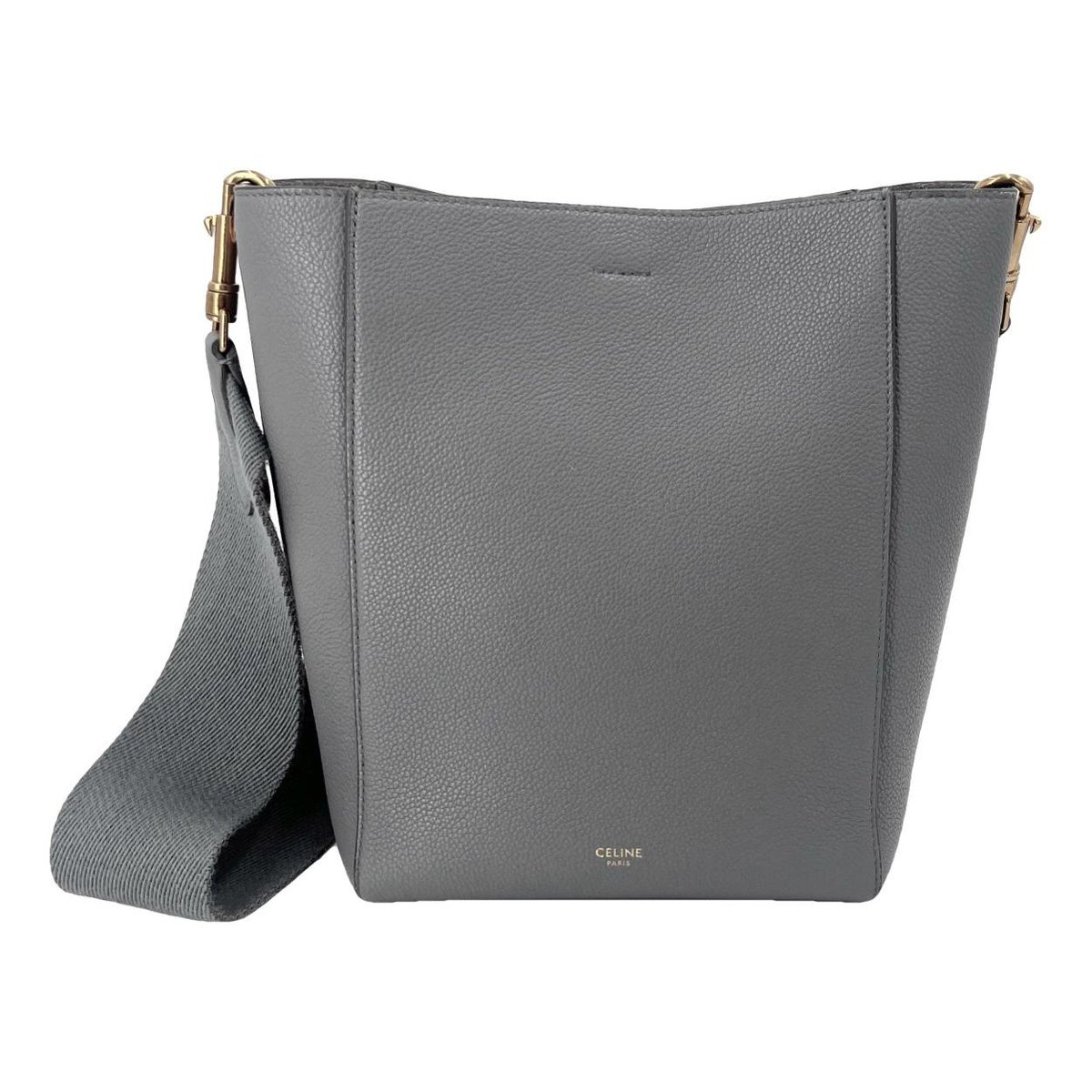 Seau Sangle leather handbag