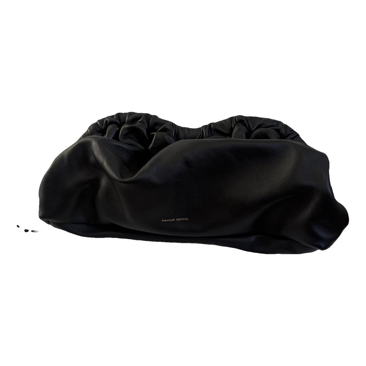 Cloud leather clutch bag