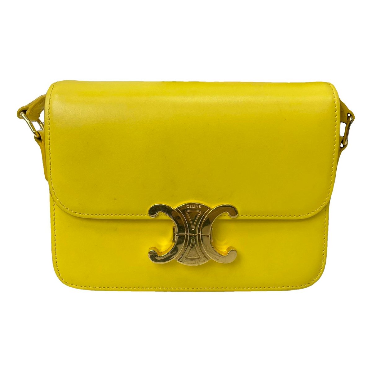 Triomphe leather handbag