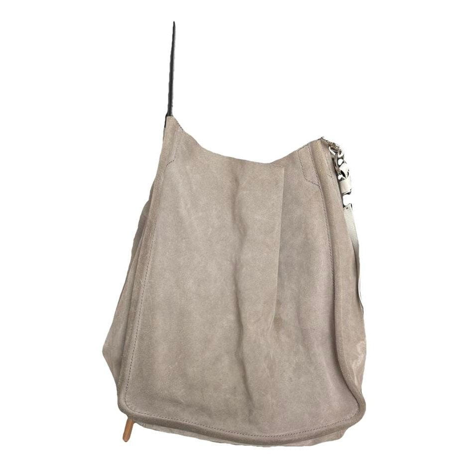 Hex leather tote