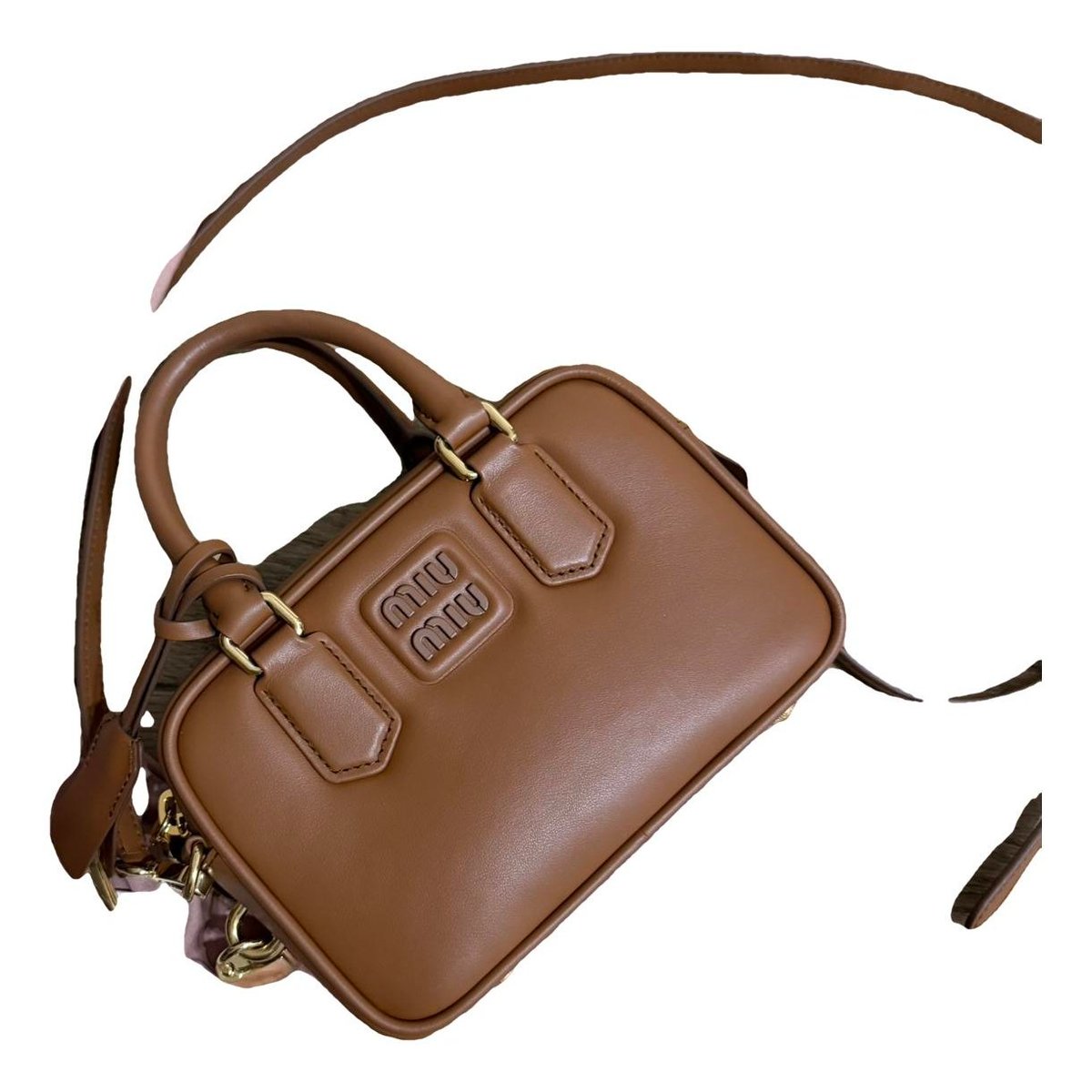 Arcadie leather handbag