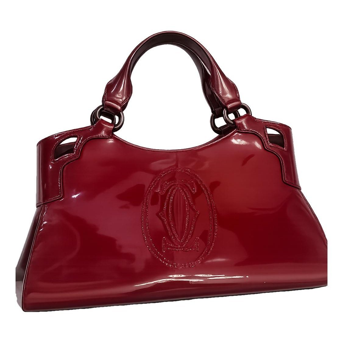 Marcello patent leather handbag