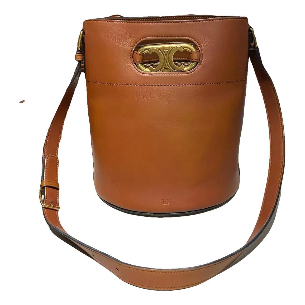 Triomphe Maillon leather handbag