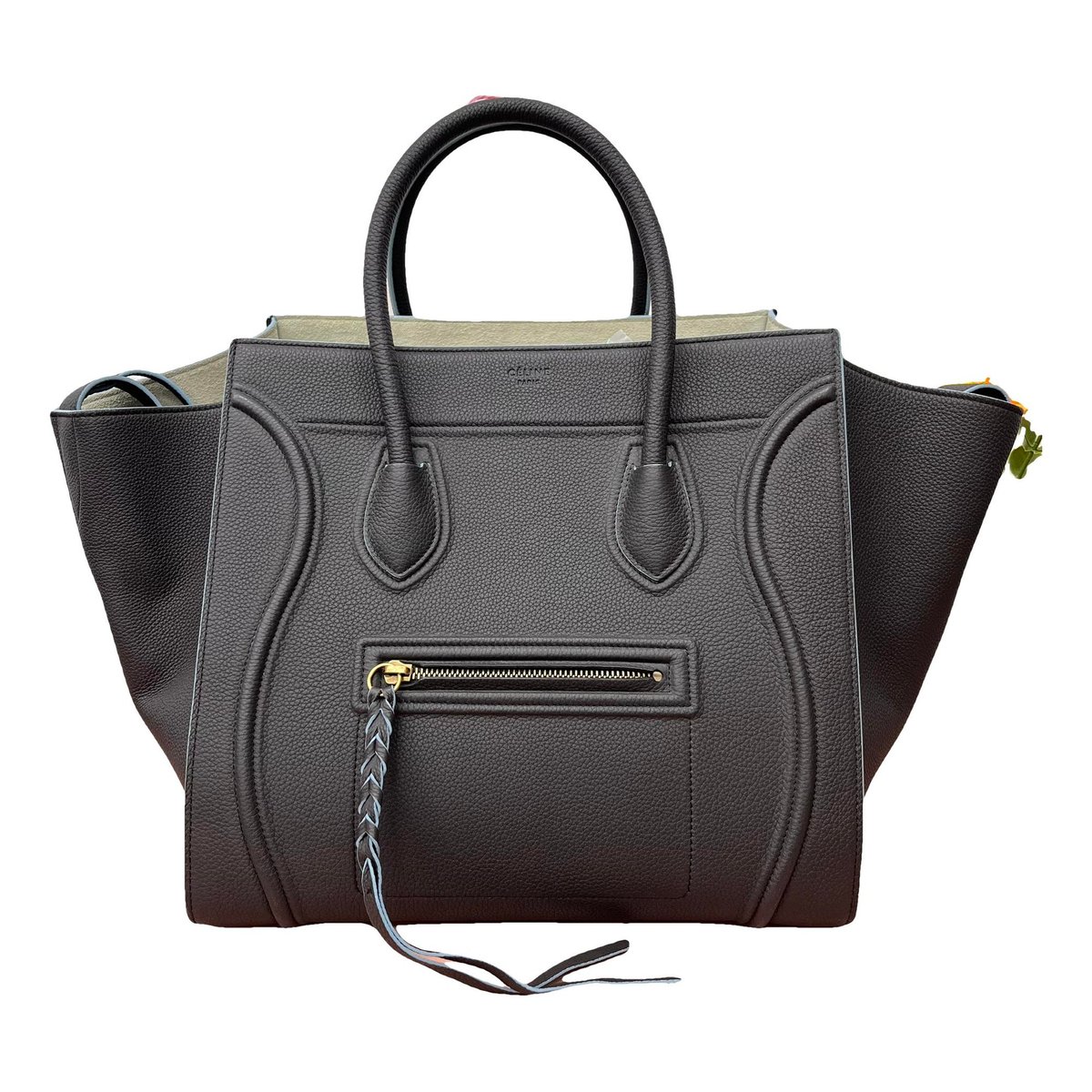 Luggage leather handbag