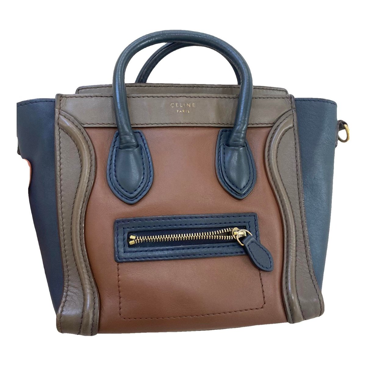 Nano Luggage leather handbag