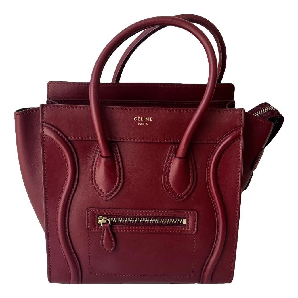 Luggage leather handbag