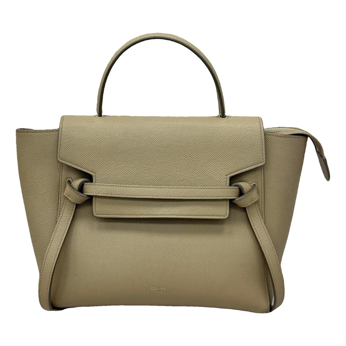 Belt leather handbag