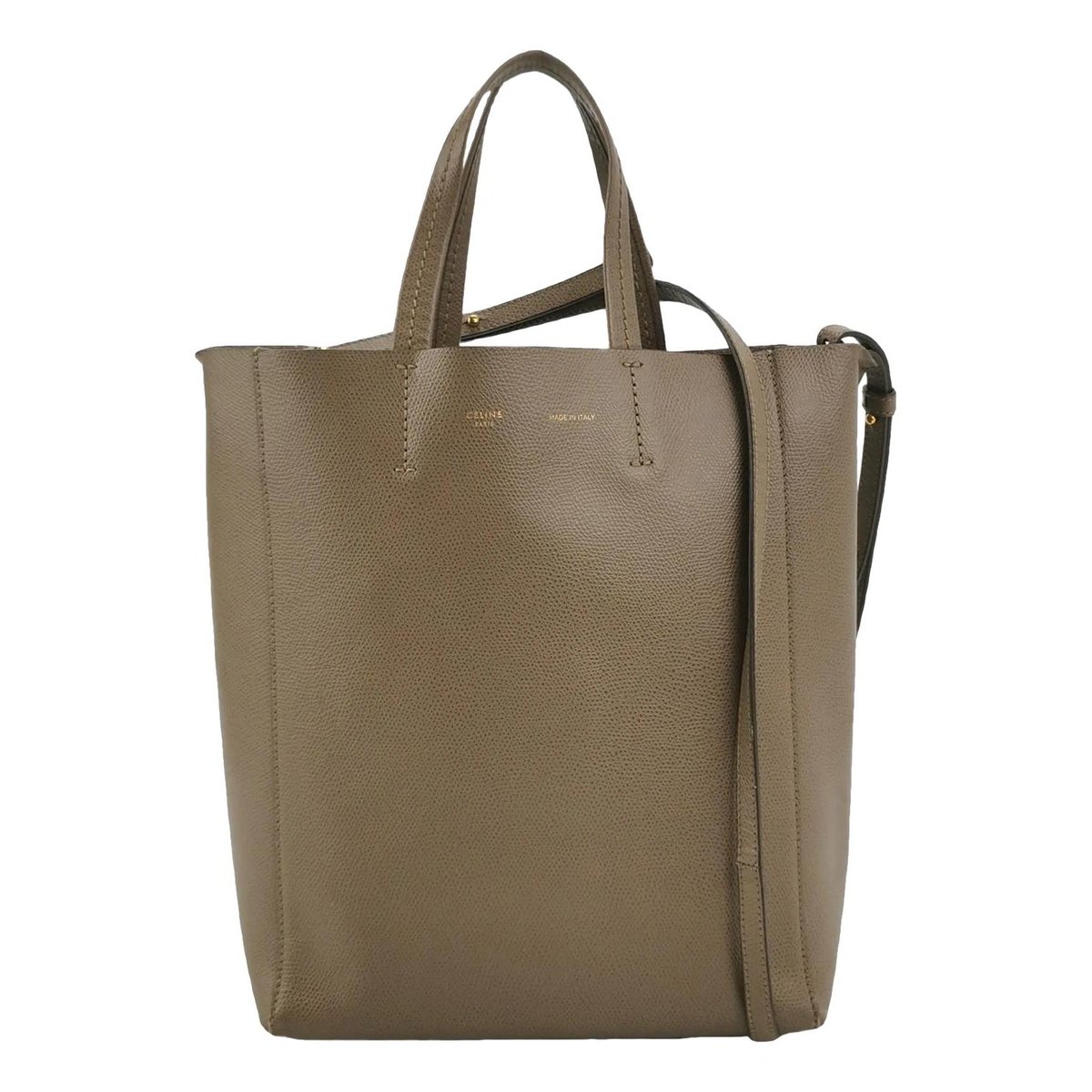 Cabas leather crossbody bag