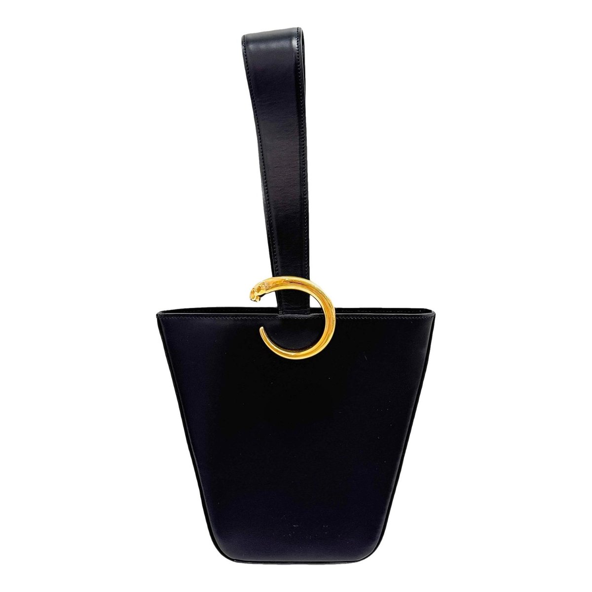 Panthère leather handbag