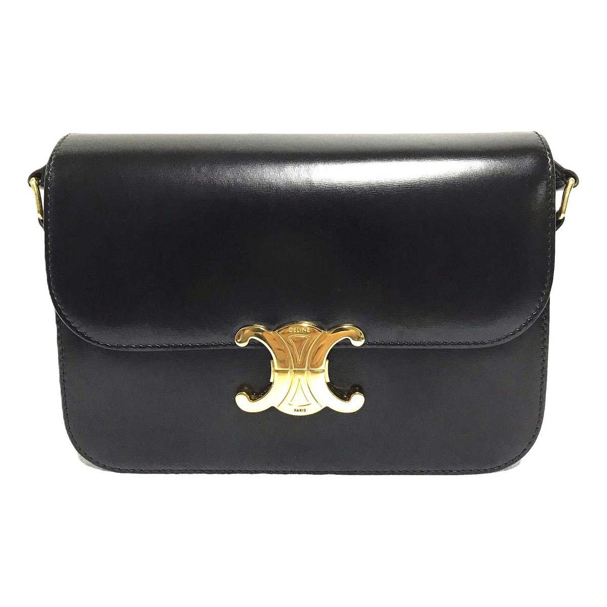 Triomphe leather handbag