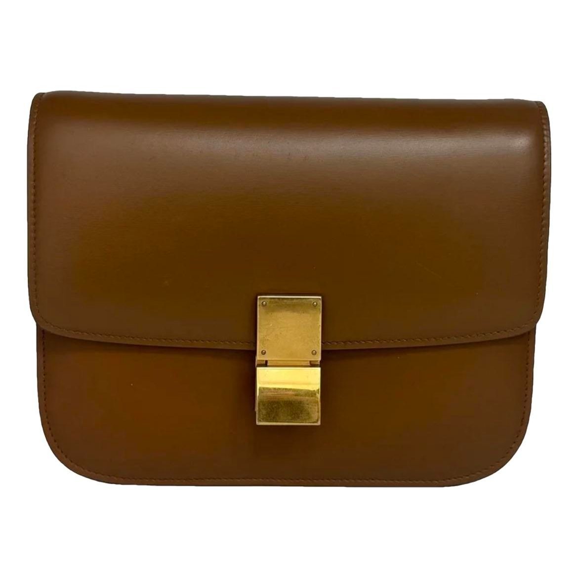 Classic leather handbag