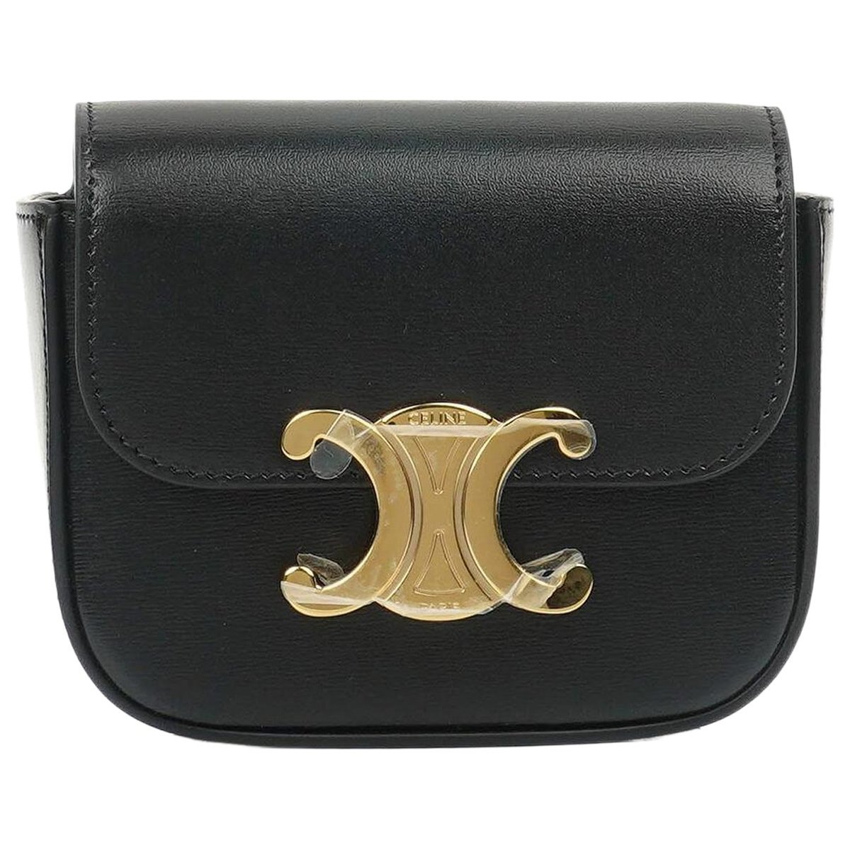 Triomphe leather crossbody bag
