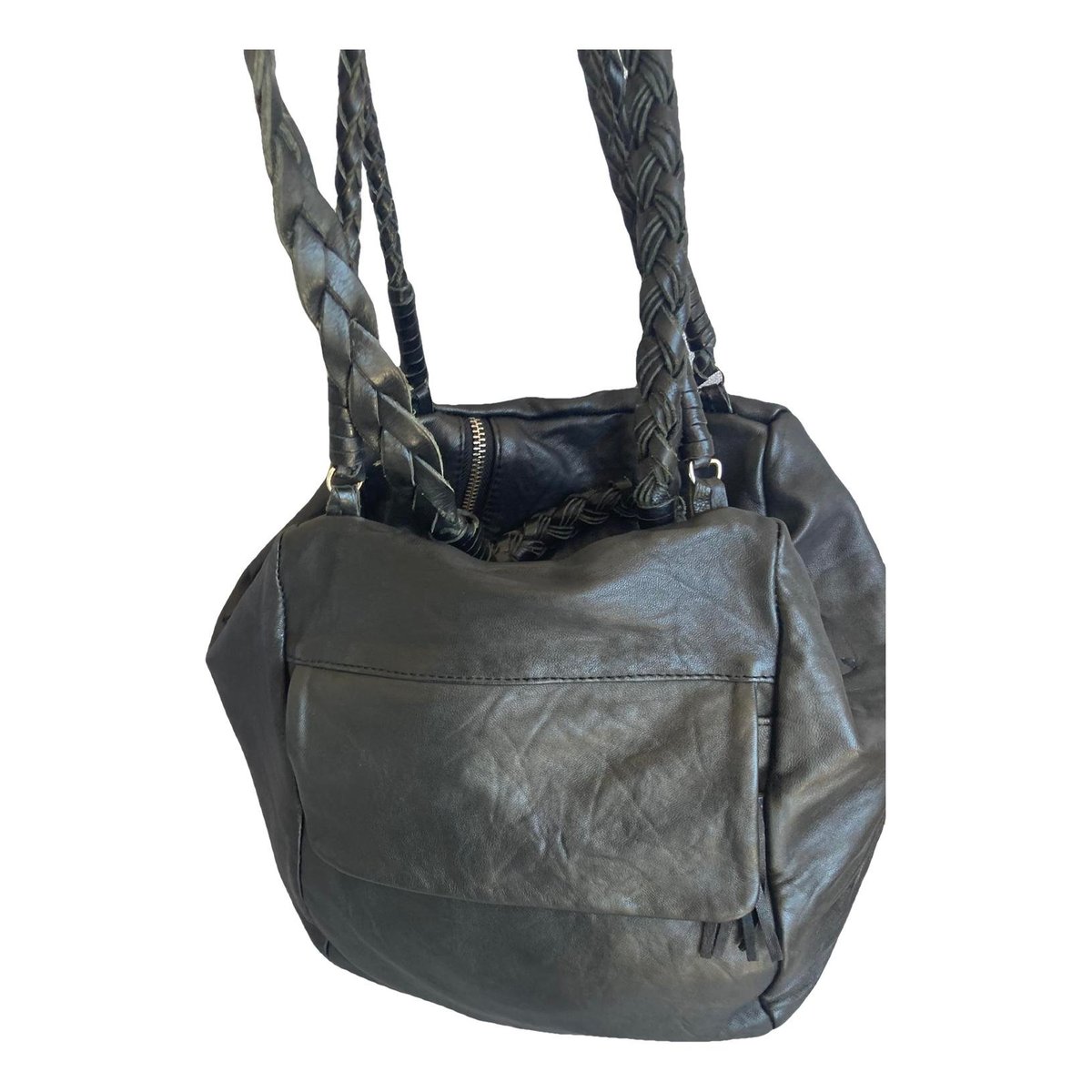 Leather handbag