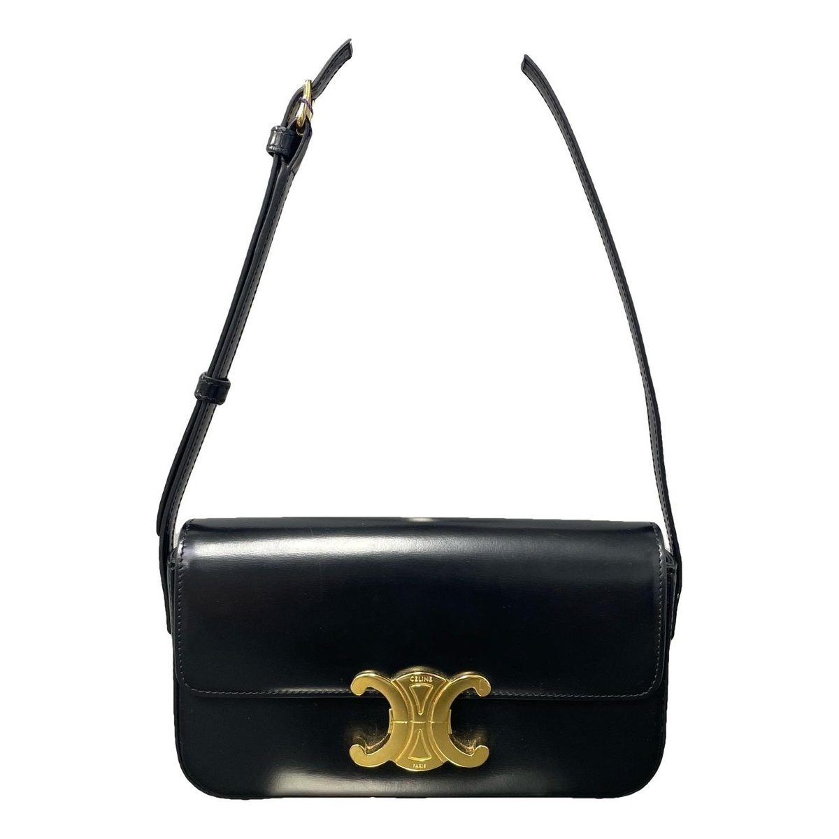 Triomphe Long leather handbag