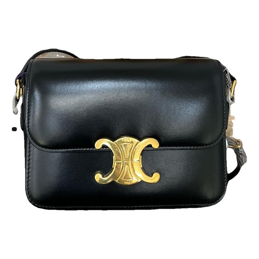 Triomphe leather handbag