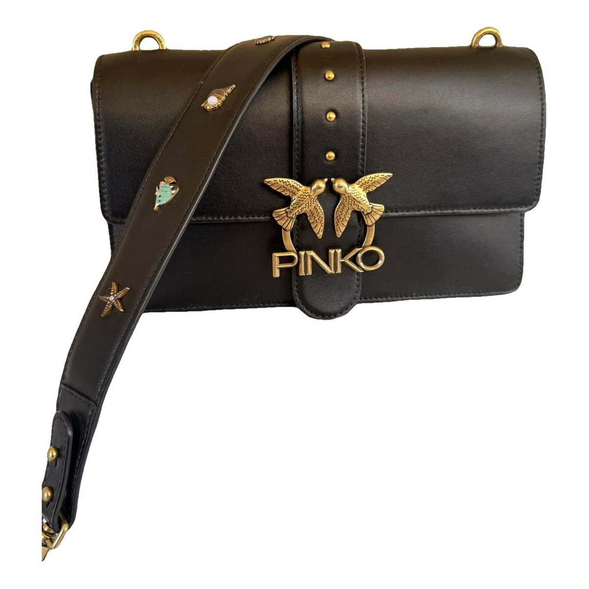 Leather crossbody bag