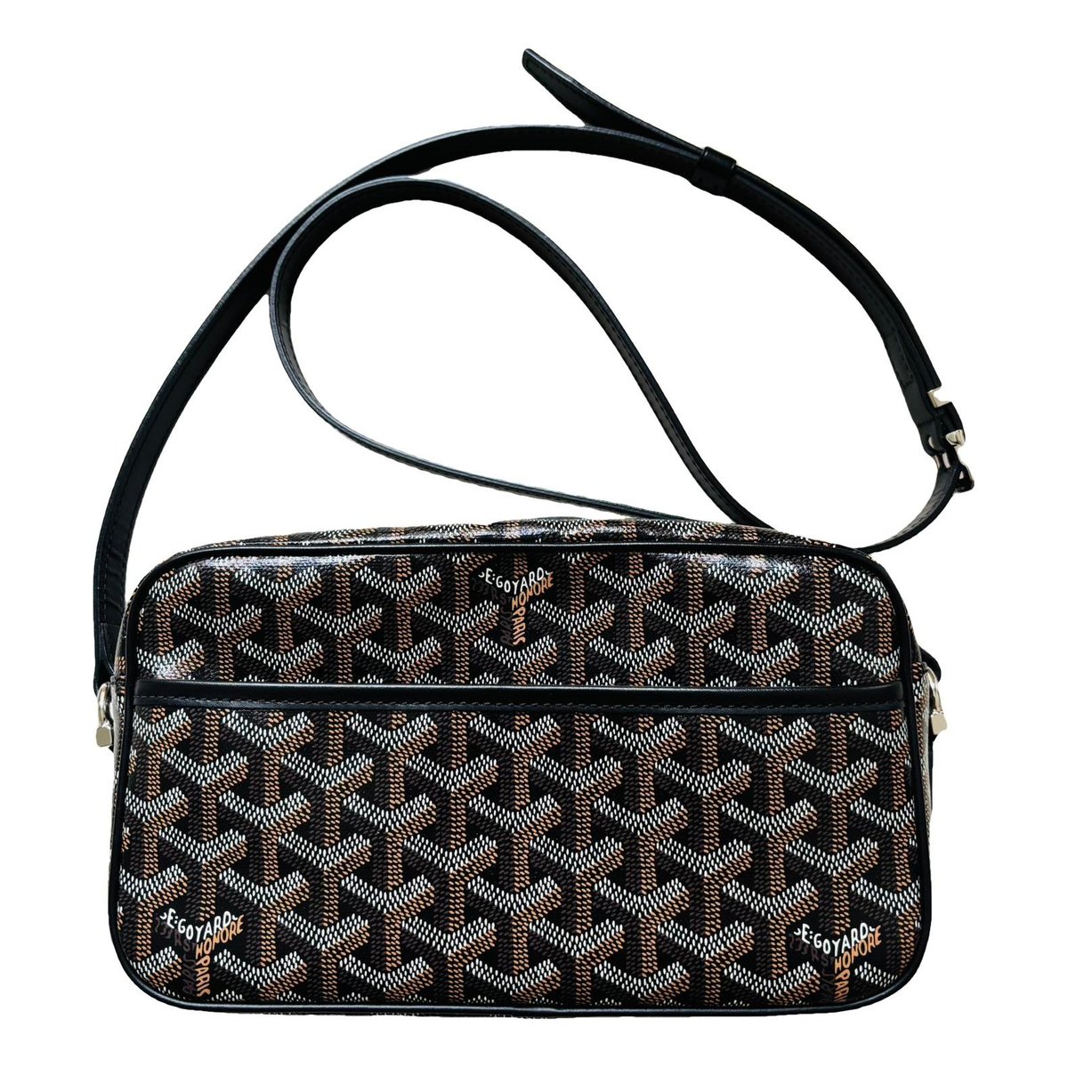 Cap vert leather crossbody bag