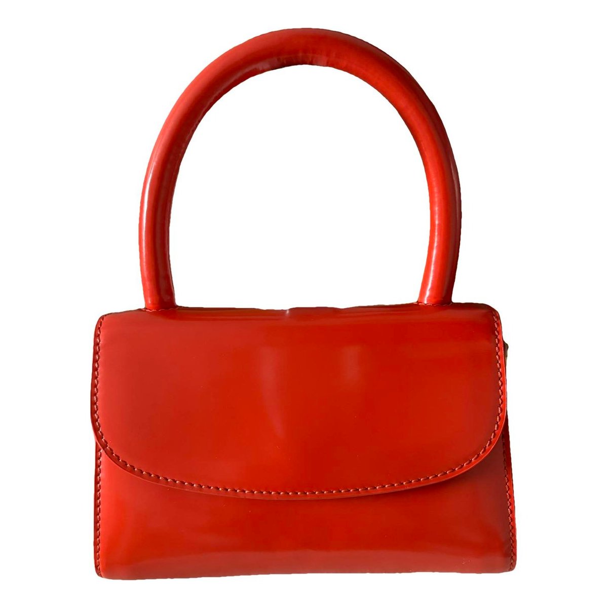 Mini patent leather handbag