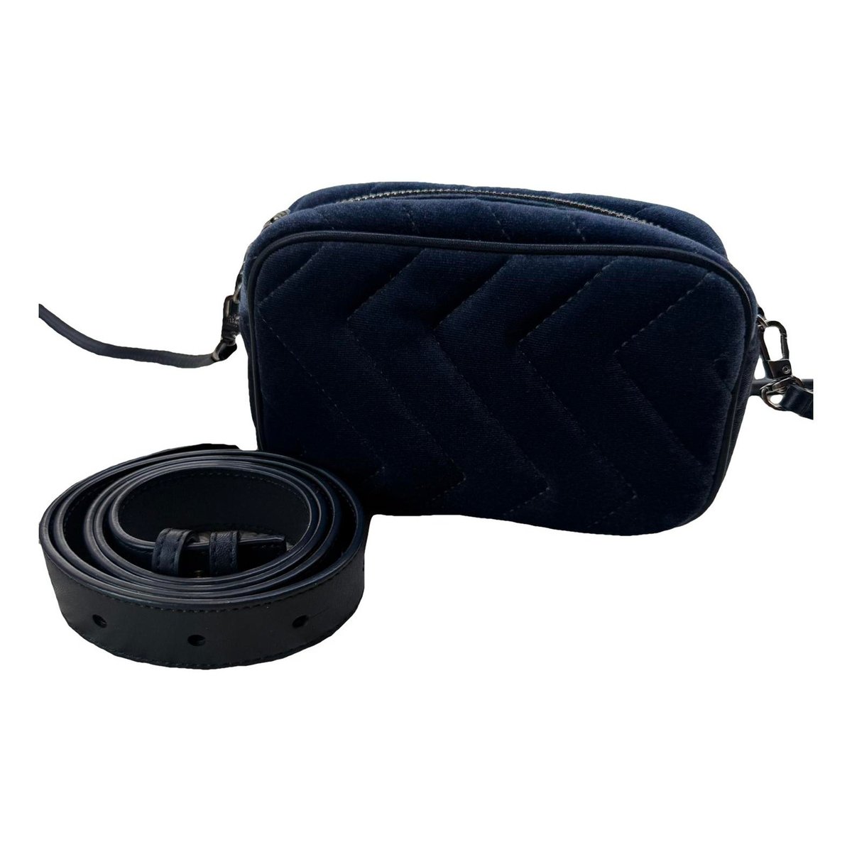 Velvet crossbody bag