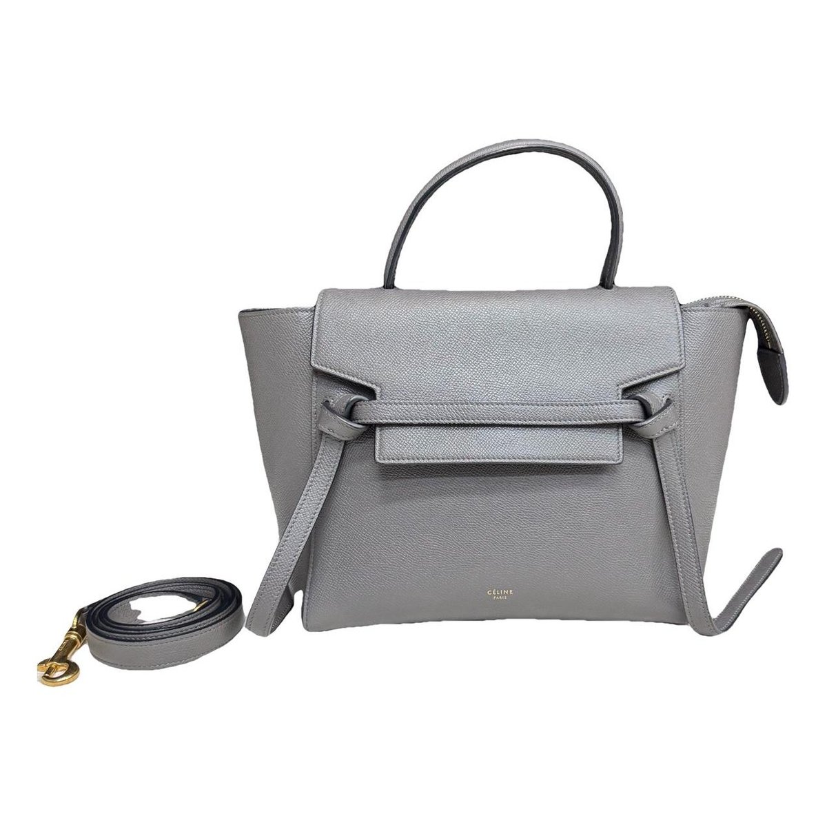 Belt leather handbag